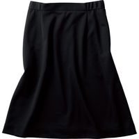 フォーク ウエストゴムAラインスカート ブラック 13号 FS45971-9-13 1着