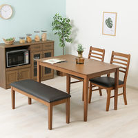 不二貿易 スノア ダイニングテーブル 幅1200×奥行750×高さ700mm 96783 1台（直送品）