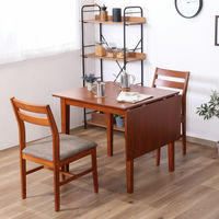 不二貿易 レノバ エクステンションダイニングテーブル 幅1200×奥行750×高さ710mm ブラウン 98896 1台（直送品）