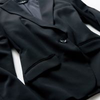 アイトス HERO’S UNIFORM ジャケット ブラック 13号 HCJ8600（直送品）