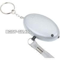 エスエスボディーガード ライト付き防犯ブザー L002 シルバー LIBUZEG01-SL 1個