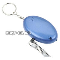 エスエスボディーガード ライト付き防犯ブザー L002 ブルー LIBUZEG01-BL 1個