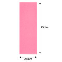 コクヨ タックメモ 蛍光色 付箋 75×25mm ピンク メ-1303N-P 1セット（10冊：2冊入×5パック）