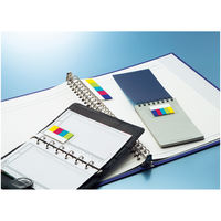 コクヨ（KOKUYO） タックメモフラッグカラーパレット ふせん 14.5×25 5色 メ-P7011　1セット（50個）（直送品）