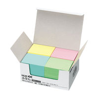 コクヨ（KOKUYO） ふせん <K2> 38×50 4色混色 K2メ-3850　1セット（60冊：20冊×3箱）（直送品）