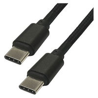 リーダーメディアテクノ 接続ケーブル USB(Type-A)-Type-C L-TC3-BK1 1個 4-1784-02