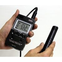 アズワン 高性能デジタル温度・湿度計(ウェザーコムII) 校正証明書付 EX-502 1個 2-2740-31-20（直送品）