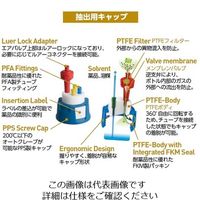アズワン 安全キャップ(GL45ボトル用) 2ポート 307909 1セット 1-1735-32（直送品）