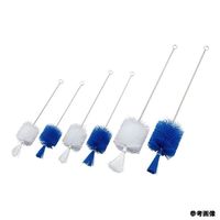 アズワン 瓶洗浄ブラシ(PBT毛) 白 290×50×φ50mm ABP-S1PW 1本 4-2097-01（直送品）