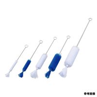アズワン 注射器洗浄ブラシ(PBT毛) 白 220×70×φ22mm ABS-S10PW 1本 4-2094-04（直送品）