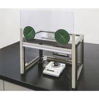 アズワン 粉体計量用ドラフト(手窓付)600×421×500mm 庫内コンセント有り FKD-600ADWC 1台 1-5882-24（直送品）