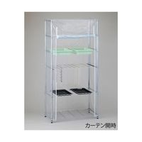 アズワン 器具乾燥ラック(バスケット・カーテン付) 本体セット 4-240-21 1セット（直送品）