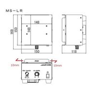 アズワン ミニシェーカー 往復・旋回 MS-LR 1台 4-1724-01（直送品）