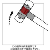 ピービ―スイスツールズ ナイロン・鉄ヘッド 無反動コンビネーションハンマー グラスファイバー柄 ヘッド径50mm 全長385mm 305.6（直送品）