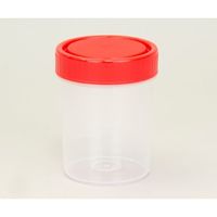 アズワン 滅菌サンプル容器(個包装タイプ) 赤 120mL 1箱(200個入) 4-2051-06 1箱(200個)（直送品）