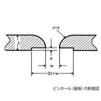アズワン 精密ピンホール 15±2μm 4-1777-10 1個（直送品）