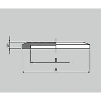 ティサポート ブランクフランジ SUS304 NW100 1個 4-1346-08（直送品）
