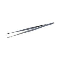 ピエゾパーツ 先端ゴムキャップ付ピンセット Feather Pick 140×6.5mm ストレート ST-140 1本 4-2481-02（直送品）