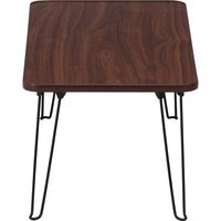 不二貿易 ローテーブル 幅800×奥行400×高さ310mm ブラウン 10862 1台（直送品）