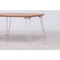 不二貿易 ローテーブル 角 幅600×奥行600×高さ315mm ナチュラル 10873 1台（直送品）