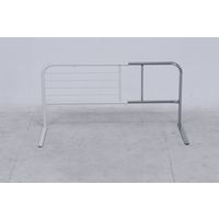 不二貿易 スライドベッドガード （横伸縮）ハイ 幅1200×奥行400×高さ450mm ホワイト 12849 1台（直送品）