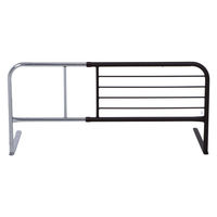 不二貿易 スライドベッドガード （横伸縮）ハイ 幅1200×奥行400×高さ450mm ブラウン 12850 1台（直送品）