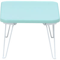 不二貿易 カラーミニテーブル CCB4530-PGR/WH 幅450×奥行300×高さ190mm グリーン 14425 1台（直送品）