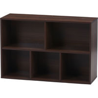 不二貿易 フリーボックス ＦＢＣ９６０ 幅590×奥行295×高さ890mm ブラウン 99280 1台（直送品）