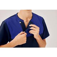 フォーク メンズジップスクラブ 7080SC 7080SC-17-4L 1枚　スクラブ（直送品）