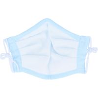 iiもの本舗 さらふわマスクダイヤドビー 敏感肌用 ライトブルー ふつうサイズ 1枚×5セット 4589596691619（直送品）