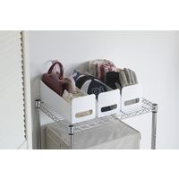 セーブ・インダストリー SAVE 組み立て簡単収納ボックスロング 3個組 SV-6735 1セット