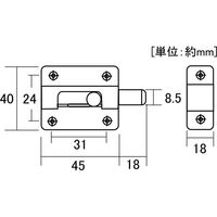 New Hikari (ニューヒカリ) 丸棒 塗青ラッチ 大大 清水 10個（直送品）