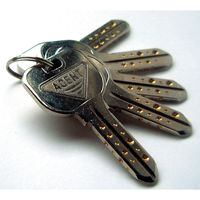 Benry(ベンリー) ディンプルキー万能取替握玉 カギかえーる 清水 5個（直送品）