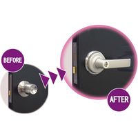 Benry(ベンリー) インテグラル錠取替用レバーハンドル レバーにかえーる 1スピンドルタイプ 清水 5個（直送品）