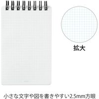 デザインフィル リングメモ パッと 黒 11555006 1セット(5冊)