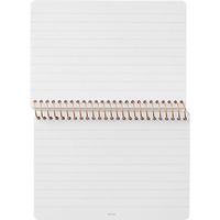 デザインフィル リングメモ B7サイズ ベーシック 青 19057006 1セット(5冊)