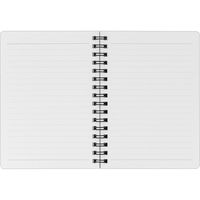 デザインフィル ダイヤノート A6 罫線6mm 黒 21006011 1セット(5冊)