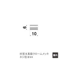 ファースト ポピック かざりビス20本セット ナットタイプ no6n10-20 1セット(20本)（直送品）