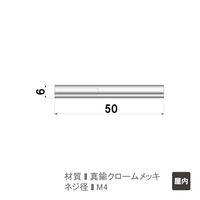 ファースト ポピック かざりビス10本セット ナットタイプ no6n50-10 1セット(10本)（直送品）