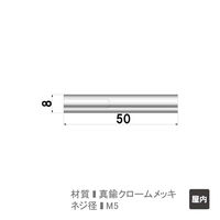 ファースト ポピック かざりビス4本セット ナットタイプ no8n50-2 1セット(4本)（直送品）