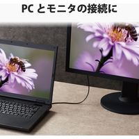 HDMIケーブル プレミアム 1.5m 4K対応 スリム小型コネクタ 高画質 イーサネット対応 CAC-HDPSS15BK エレコム 1個