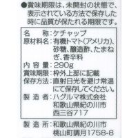 ハグルマ 有機栽培トマト使用 食塩不使用 ヘルシーケチャップ 290g 2本
