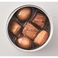 明治屋 おいしい缶詰 豚肉の黒酢角煮（うずら卵入り） 1セット（3個）