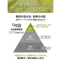 オリーブオイル1L  ガルシア エルオリバーデルソル エキストラバージンオリーブオイル 1000ml 3本 ペット 大容量
