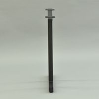 エイ･アイ･エス テーブルキッツ用 テーブル脚 II型 幅630×奥行85×高さ670mm ブラック TBK-II BK 1セット（直送品）