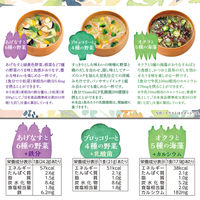 ひかり味噌 大地と海の野菜を食べる3種のおみそ汁 30食 2袋