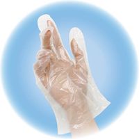 三和　ポリエチレン　使い捨て手袋　PEGL-1　箱入り　1ケース(8000枚:200枚入×40箱)（直送品）