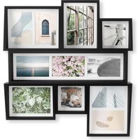 アントレックス Umbra エッジ 壁掛けフレーム マルチウォールディスプレイ 幅581×奥行64×高さ530mm ブラック 1個（直送品）