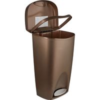 アントレックス Umbra ブリムカン ペダル式ゴミ箱 50L ブロンズ 1個（直送品）