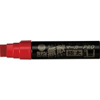 寺西化学工業 日本製 ガテン無敵マーカー PRO 極太型 パック 赤 GMGDP-T2 1セット(10本)